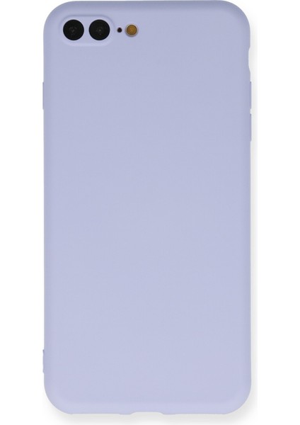 Apple Iphone 7 Plus Kılıf Nano Içi Kadife Silikon - Lila