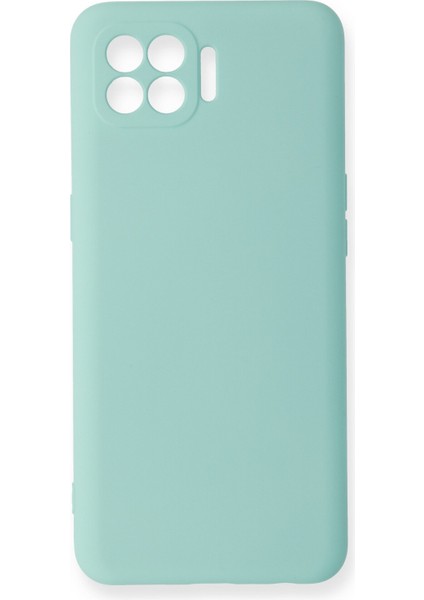 Oppo Reno 4 Lite Kılıf Nano Içi Kadife Silikon - Turkuaz