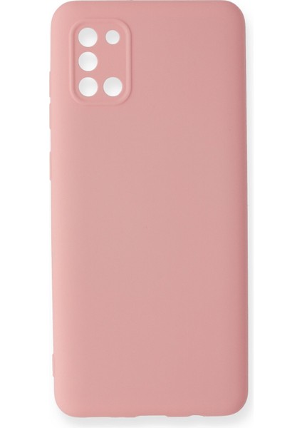 Samsung Galaxy A31 Kılıf Nano Içi Kadife Silikon - Pembe