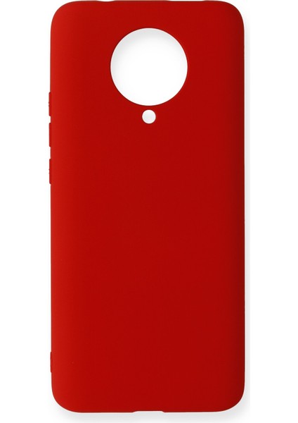 Xiaomi Pocophone F2 Pro Kılıf Nano Içi Kadife Silikon - Kırmızı