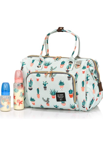 Baggage Bag Kaktüs Omuz Askılı Anne Bebek Bakım Çantası