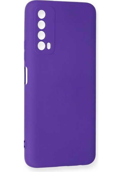 Huawei P Smart 2021 Kılıf Nano Içi Kadife Silikon - Mor fiyatları