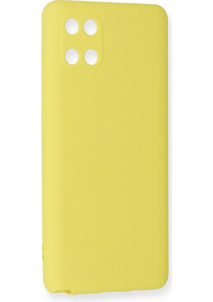 Samsung Galaxy A81 / Note 10 Lite Kılıf Nano Içi Kadife Silikon - Sarı fiyatları