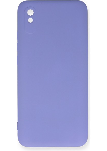 Xiaomi Redmi 9A Kılıf Nano Içi Kadife Silikon - Lila