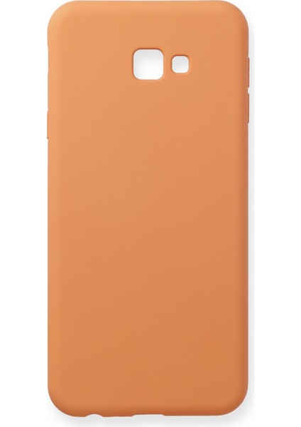 Samsung Galaxy J4 Plus Kılıf Nano Içi Kadife Silikon - Turuncu