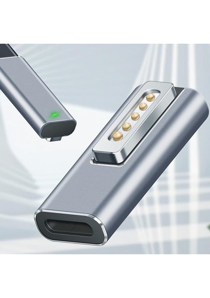 Magsafe 2 5A Type C Pd Mıknatıslı Dönüştürücü Şarj Başlık MacBook Air/pro