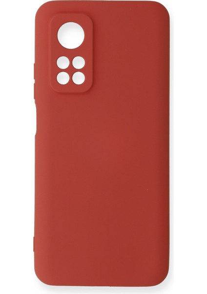 Xiaomi Mi 10T Kılıf Nano Içi Kadife Silikon - Kiremit