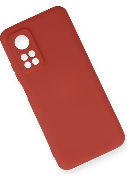 Xiaomi Mi 10T Kılıf Nano Içi Kadife Silikon - Kiremit modelleri