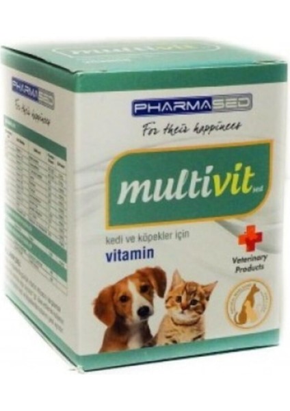 Multivit Vitamin Kedi Köpek Vitamini