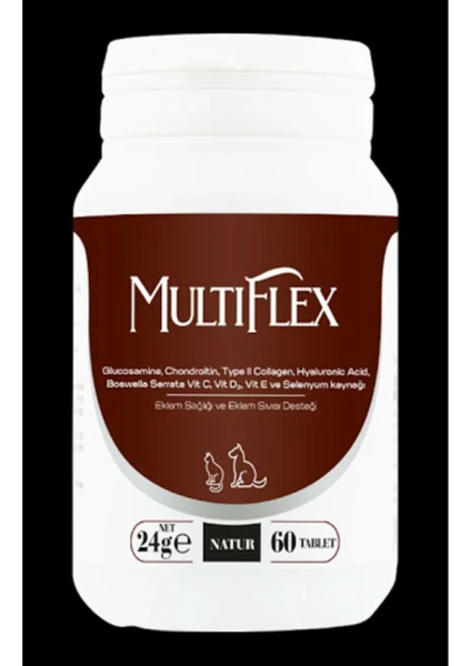 Multiflex Kedi Köpek Eklem Destekleyici Vitamin Mineral 60 Tablet