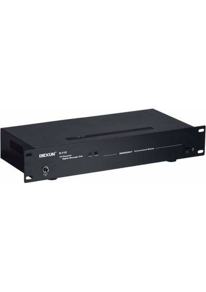 D-112 10 Kanal Dijital Mesaj Ünitesi 10 Ses Kaydı (Acil)