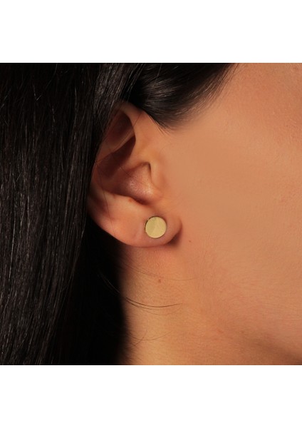 Adil Idil Kuyumculuk 14 Ayar Plaka Fix Küpe