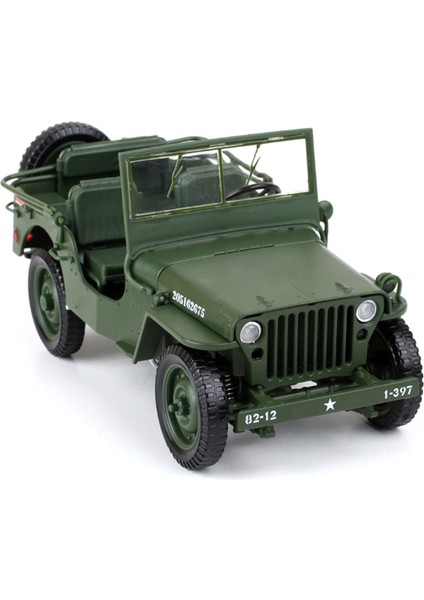 685006 1/18 Askeri Jeep Oyuncak Araba Askeri Taktikler (Yurt Dışından)