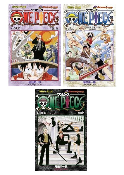 One Piece 4-6. Ciltler Manga Seti - Eiichiro Oda