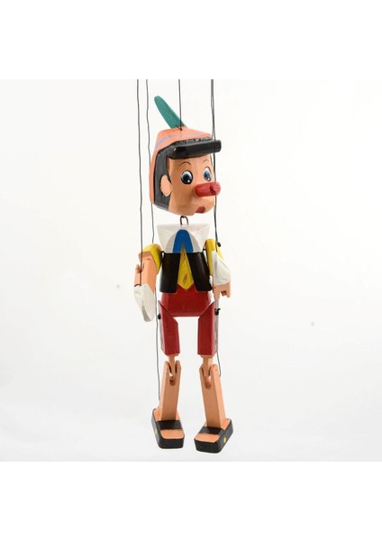Asmalı Ahşap Pinokyo 40 cm