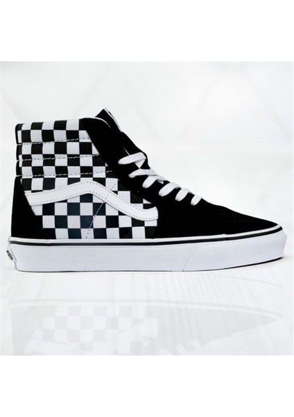 UA SK8-Hi VN0A32QGHRK1 Unisex SİYAH/BEYAZ Günlük Sneaker Ayakkabı