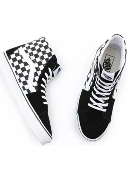 UA SK8-Hi VN0A32QGHRK1 Unisex SİYAH/BEYAZ Günlük Sneaker Ayakkabı