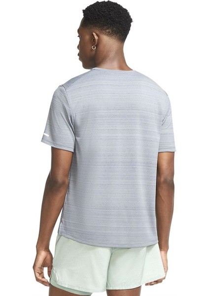 M Nk Df Miler Top Ss Erkek Gri T-Shirt - CU5992-084 fiyatları