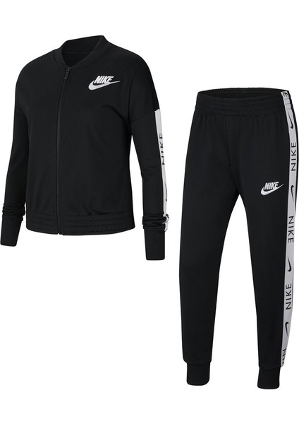 G Nsw Trk Suit Tricot Çocuk Siyah Eşofman Takimi - CU8374-010
