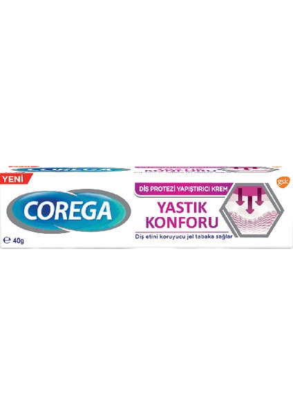 Yapıştırıcı Krem 40 gr Yastık Konforu