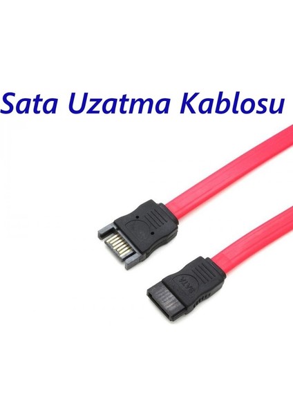 Sata Data Uzatma Kablosu Erkek Dişi 45CM