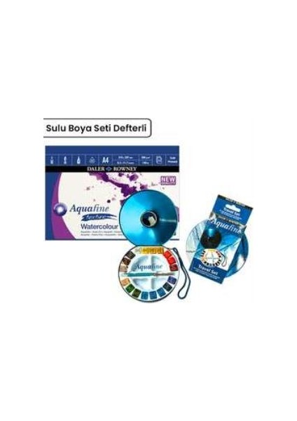 Aquafine 18’li Sulu Boya Seti Defterli