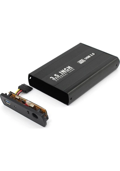 3.5" Sata USB 3.0 Harici Alüminyum Harddisk Kutusu