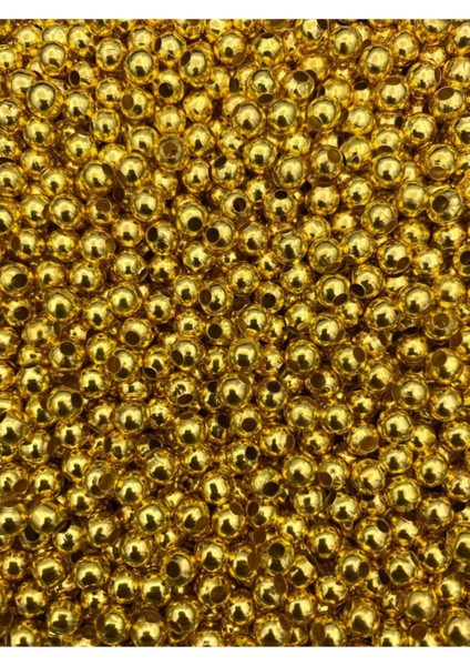 6mm Gold / Altın Sarısı Renk Metal Demir Top Boncuk,takı Yapım Boncuğu (25GR ~85 Adet) modelleri