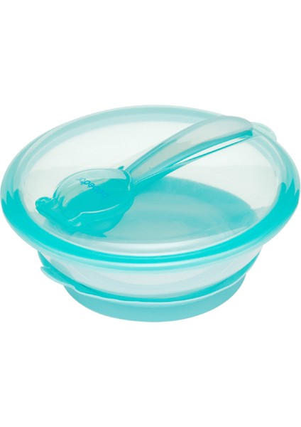 Vakumlu Tabak ve Kaşık Set Mint Yeşili