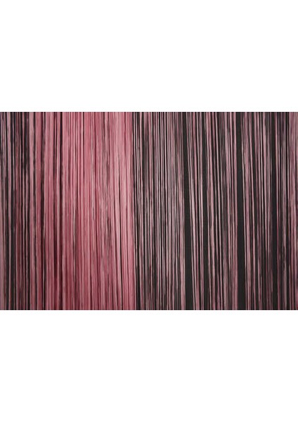 Düz İp Model Pembe Renk Hazır İp Perde 300 x 280 cm.