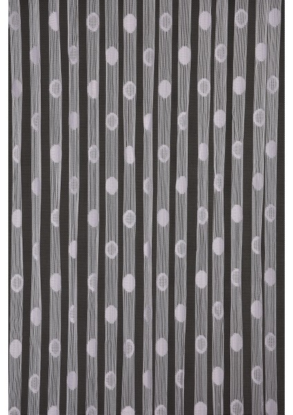 Küçük Puanlı Model Beyaz Renk İp Perde Hazır Düğmeleri Dikilmiş İp Perde 300 x 270 cm. fiyatları