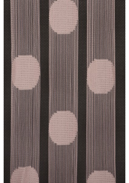 Puanlı Model Pudra Renk İp Perde Hazır Düğmeleri Dikilmiş İp Perde 300 x 280 cm. fiyatları