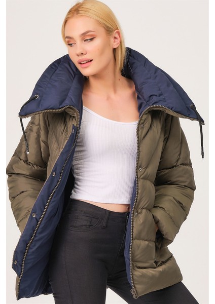 Z6683 Dewberry Kadın Mont-Haki modelleri