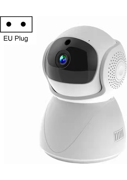 ZAS-5G01 1080P Ev 5G Wifi Çift Bantlı Panoramik Kamera - Ab Fişi (Yurt Dışından)