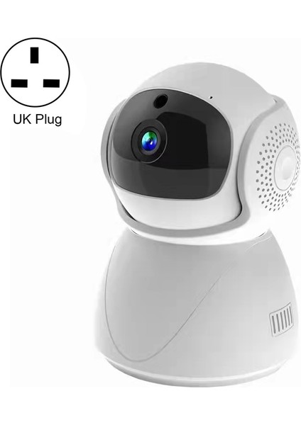 ZAS-5G01 1080P Ev 5G Wifi Çift Bantlı Panoramik Kamera - İngiltere Fişi (Yurt Dışından)