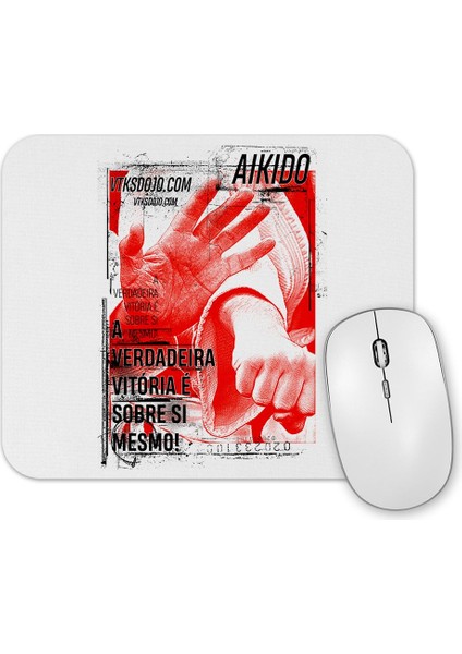 Aıkıdo Poster Mouse Pad