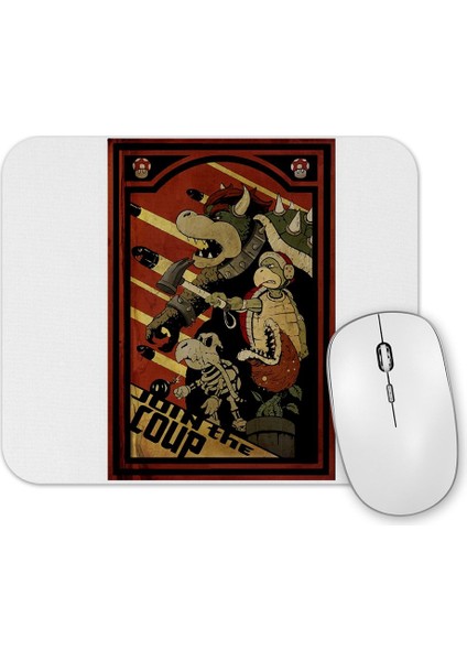 King Koopa Süper Mario Bros Mouse Pad