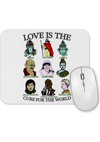 Amor E A Cura Mouse Pad