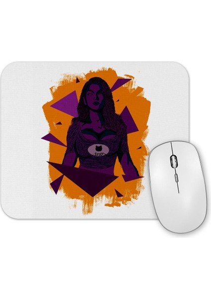 Purple Girl Mouse Pad