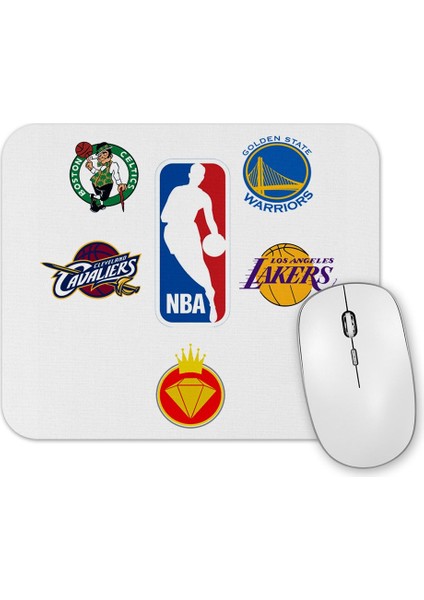 Nba Da King Basketboll Boston Golden Cavalıers Lakers Mouse Pad