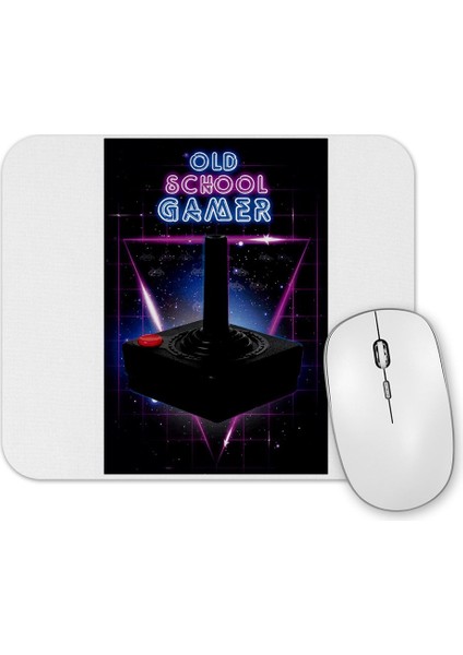 Old School Gamer Mouse Pad