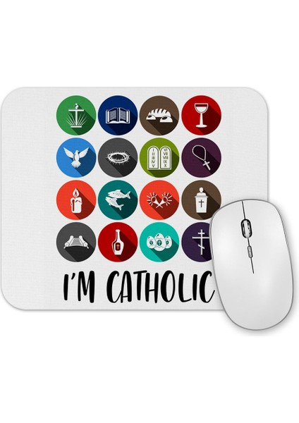 I'm Catholic Mouse Pad