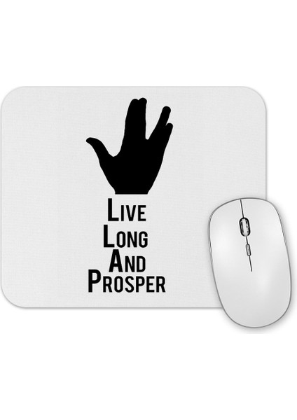 Spock Live Long And Prosper Mouse Pad