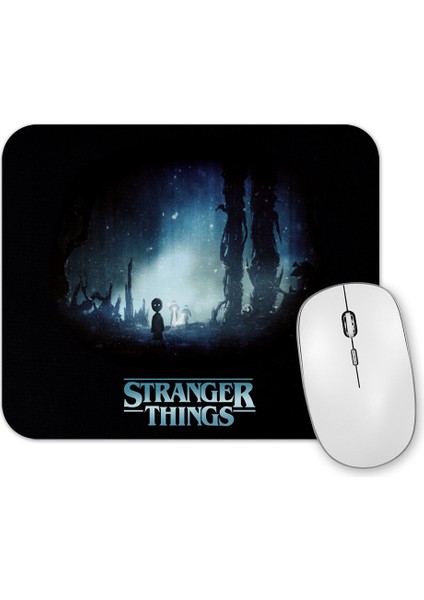 Stranger Things Black Mouse Pad