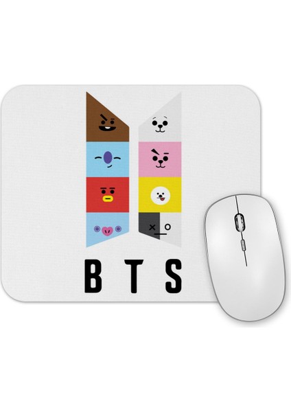 Bts BT21 Karakterleri Mouse Pad