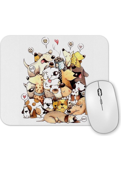Dogs Pug Köpek Mouse Pad