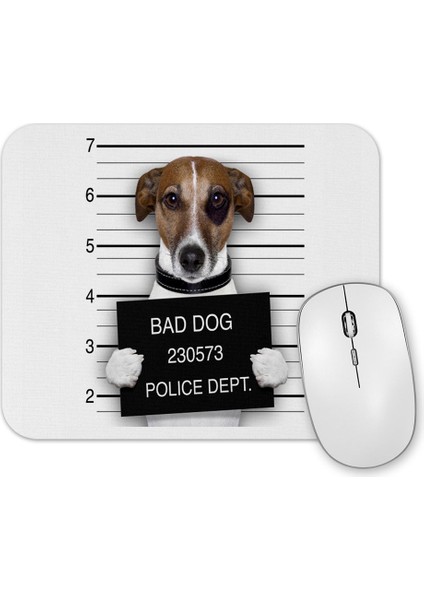 Bad Dog Pug Köpek Mouse Pad