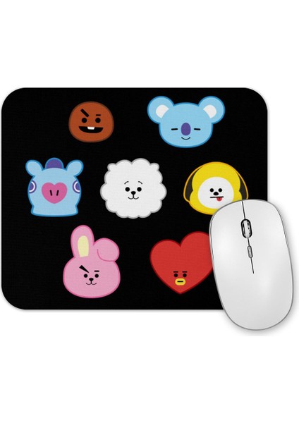 Bts BT21 Karakterleri Mouse Pad