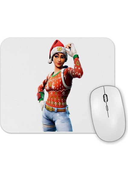 Fortnite Battle Royale Woman Mouse Pad