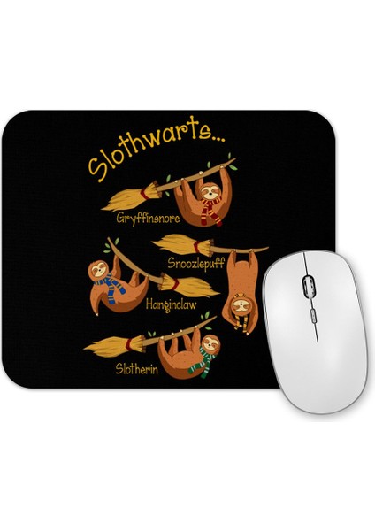 Harry Pawter Cute Sloth, Slothwarts Mouse Pad